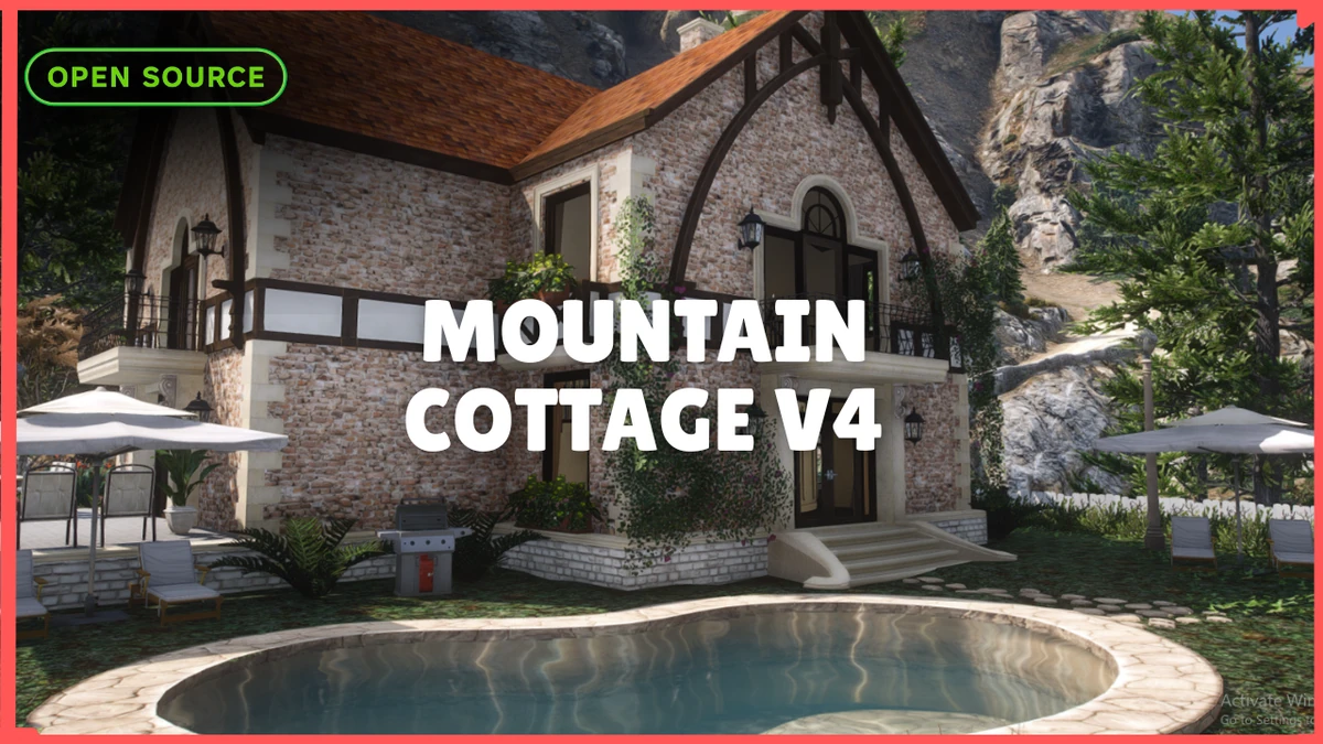Mountain Cottage V4 MLO FiveM | Forest Cabin & House | Open Source